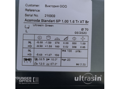 ОЛ ACOMODA Standart SP 1.6 ODV Superclean Transitions RX