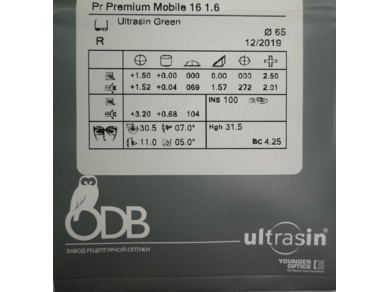 ОЛ Progressive Mobile DRP 2 1.60 Superclean RX