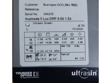 ОЛ ACOMODA LUX 1.53 Superclean RX