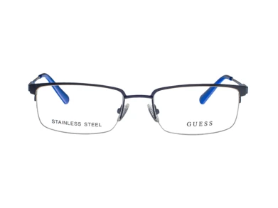Очки мужские GUESS, форма оправы прямоугольная, металл