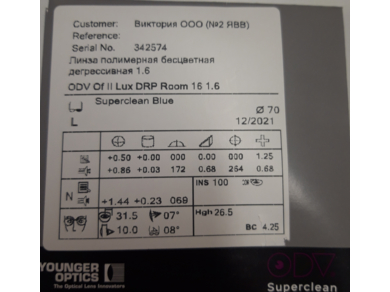 ОЛ Office LUX DRP 1.60 Superclean Blue RX