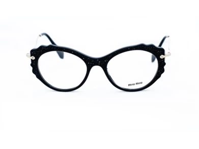 Очки женские MIU MIU, форма оправы круглые, пластик