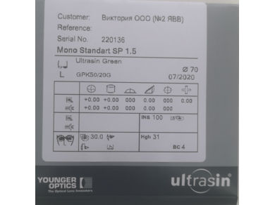 ОЛ Mono Standart 1.5 Superclean окрашивание RX