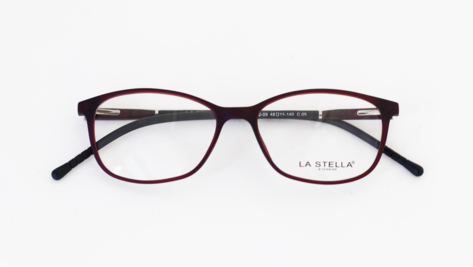 Очки подростковые La Stella, форма оправы прямоугольная, пластик