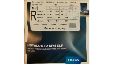 ОЛ MySelf 1.60 HVLL RX