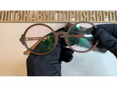 Очки женские N49, форма оправы круглые, пластик